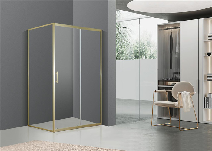6mm aangemaakt glas 1200X800X*1950mm Badkamers Gebogen de Bijlage van de Hoekdouche, Douche en Badbijlagen